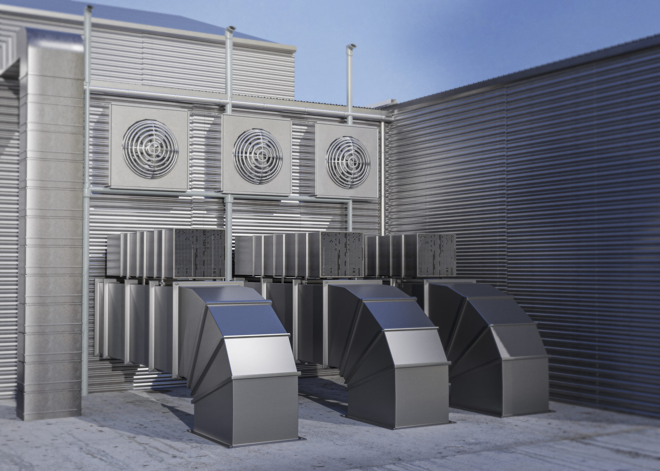 3d Rendering Ventilation System